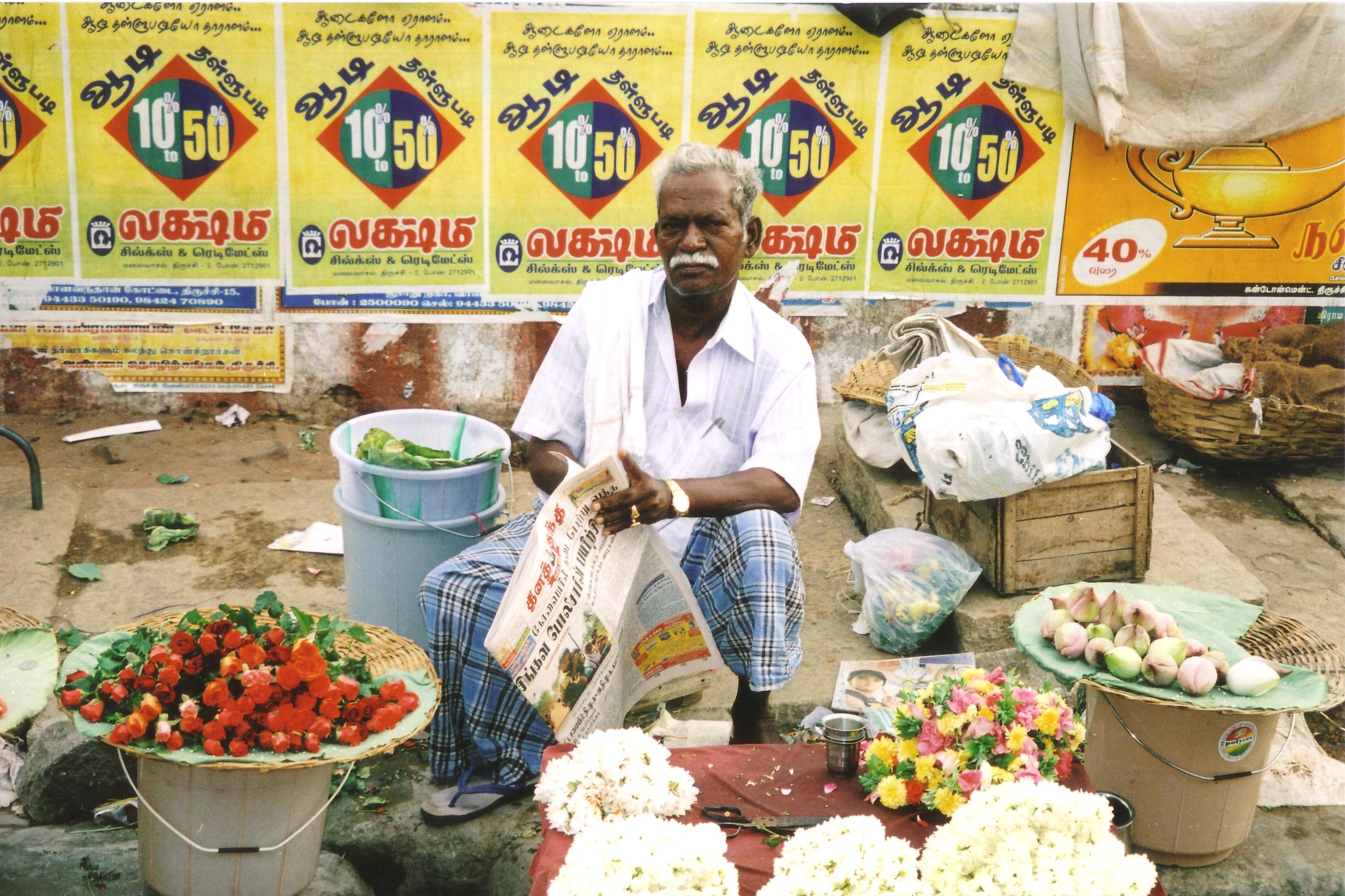 trichy garland seller